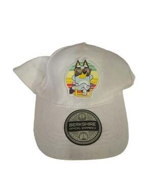 Bluey Bandit Heeler Rad Dad White Baseball Snapback Hat